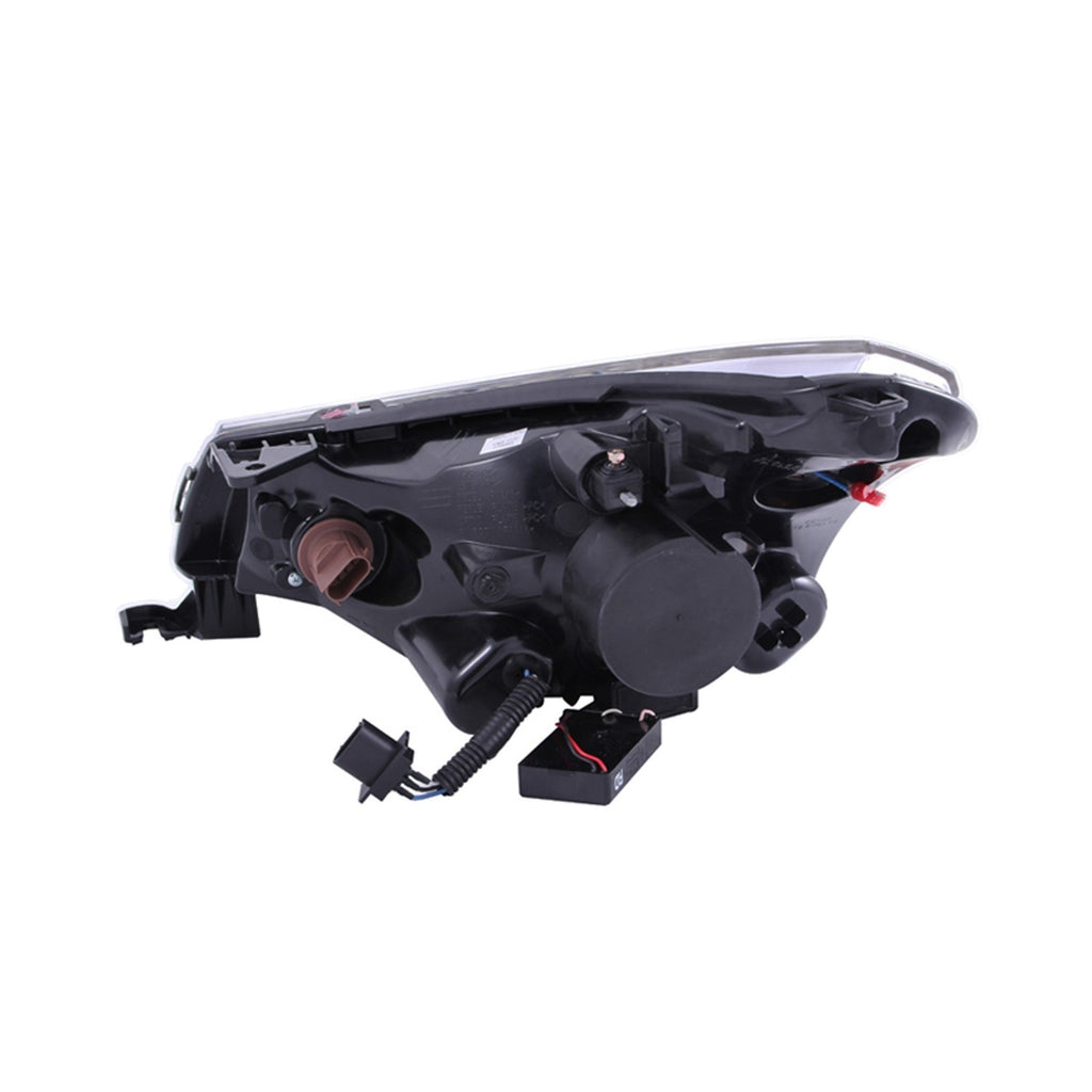 0811-Focus-Projector-Black-Clear-WAmber-Reflectors-Headlights-DrivePass
