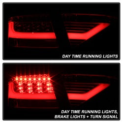 0812-Audi-A5-Led-Tail-Lightsled-Model-Only(Not-Compatible-With-Incandescent-Model)Red-Clear