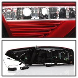 0812-Audi-A5-Led-Tail-Lightsled-Model-Only(Not-Compatible-With-Incandescent-Model)Red-Clear