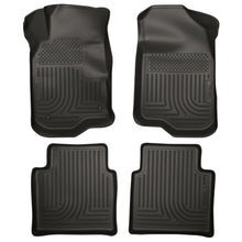 Load image into Gallery viewer, 0812-Malibu-(Not-Classic)0709-Aura-Front--2Nd-Seat-Custom-Molded-Flr-Liners-4Pc-Combo-Black