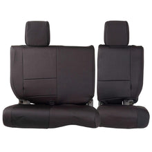 Load image into Gallery viewer, 0812-Wrangler-Jk-4-Dr-Neoprene-Front-And-Rear-Seat-Cover-Set;-BlackBlack