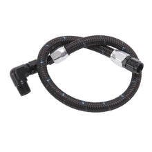 Load image into Gallery viewer, Edelbrock 81243 Black Braided Stainless Steel Fuel Hose Kit