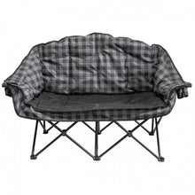 Load image into Gallery viewer, KUMA 490-KM-BBDC-GPB Bear Buddy/Double Chair - Grey/Black Plaid