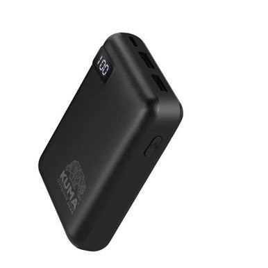 KUMA 847-KM-PPB-BB Portable Power Bank - 10,000 mAh - Micro USB Port/ Dual USB-A Port