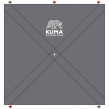 Load image into Gallery viewer, KUMA 496-KM-BDG-PP Bear Den Gazebo - Privacy Panel -Grey
