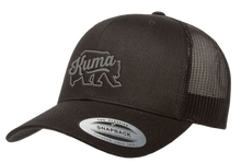 Load image into Gallery viewer, KUMA 215-KM-HAT-E-BK/BK Hat - 2-Tone Embroidered - Black/Black