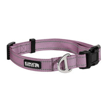 Load image into Gallery viewer, KUMA 703-KM-LBCL-ML-L Lazy Bear Dog Collar - Large - 20-26"  - Mulberry