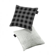 Load image into Gallery viewer, KUMA KM-SDP-GPB Square Décor Pillow - 17 x 17&quot; - Grey/Black Plaid