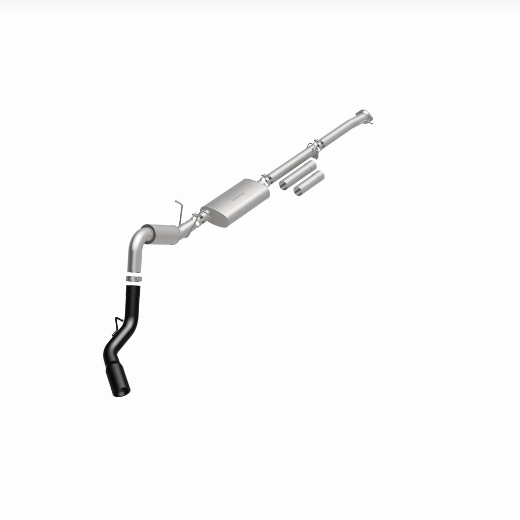 MagnaFlow Exhaust Products 19376 Street Series Black Coated Cat-Back System for Select Chevrolet Silverado HD, Chevrolet Silverado HD, GMC Sierra HD, GMC Sierra HD