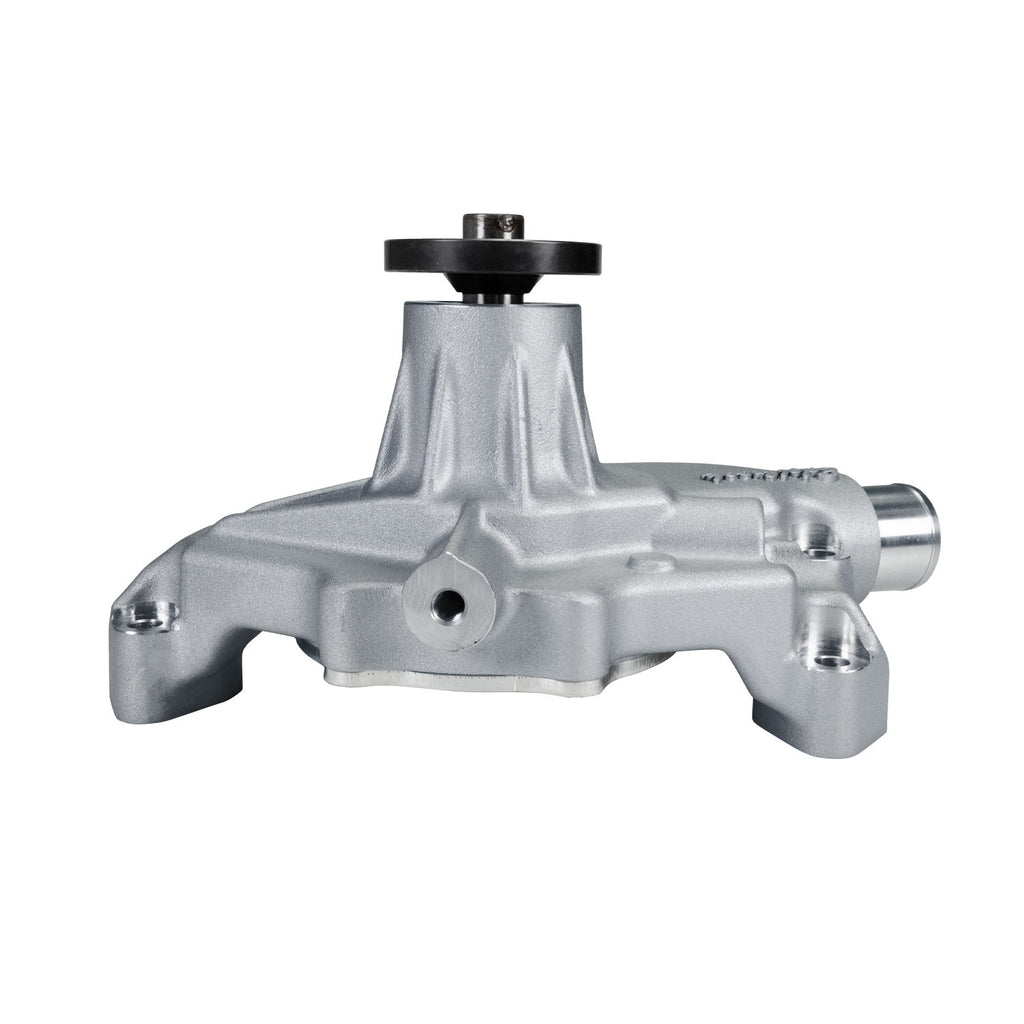 Edelbrock 88150 Water Pump for Small-Block 1984-91 350 c.i.d. Corvettes in Satin Finish (Short) for Select Chevrolet Corvette