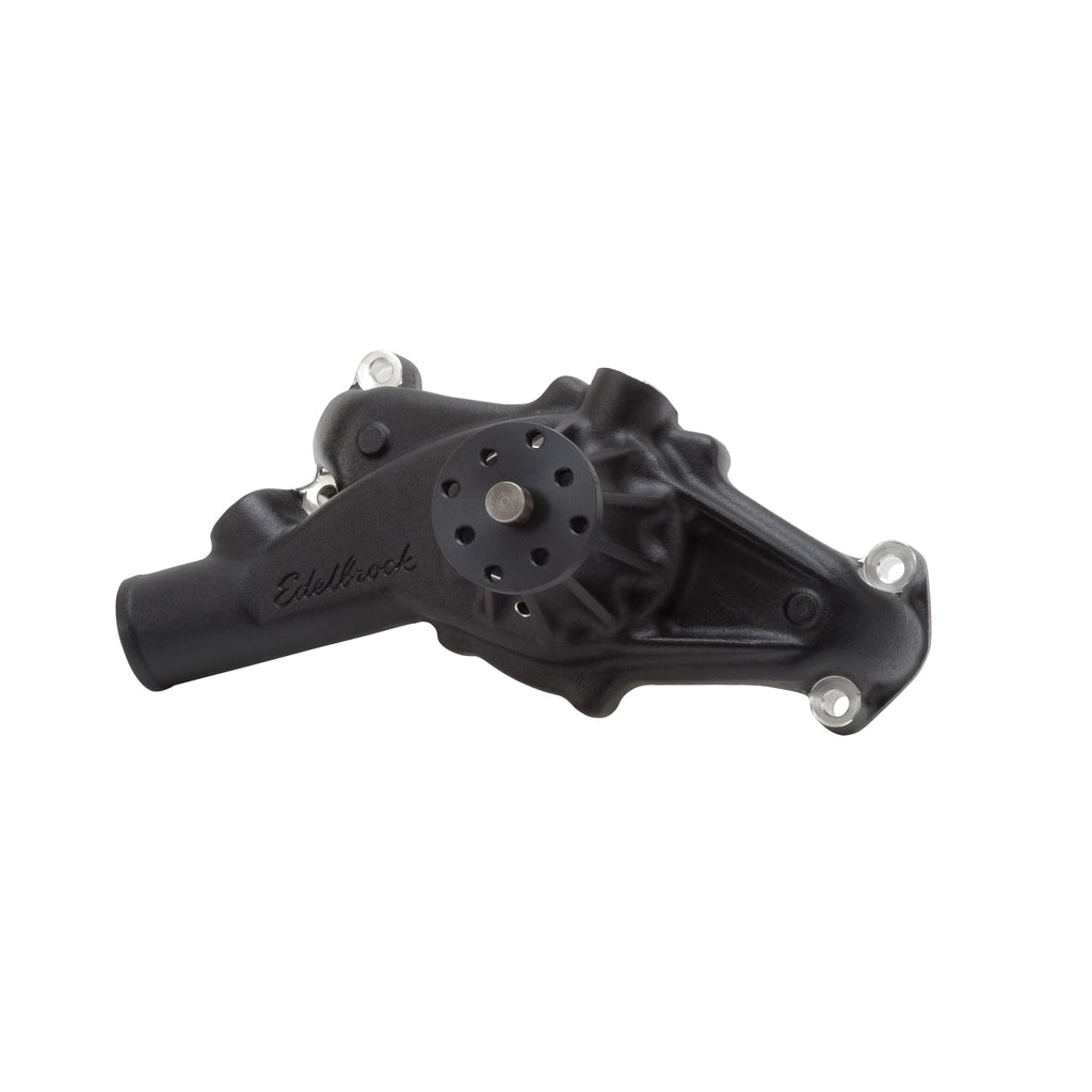 Edelbrock 88503 Water Pump Big-Block Chevy Short/Standard in Black Finish for Select Chevrolet Bel Air, Chevrolet Biscayne, Chevrolet C10 Pickup, Chevrolet C10 Suburban, Chevrolet C20 Pickup, Chevrolet C20 Suburban, Chevrolet C30 Pickup, Chevrolet