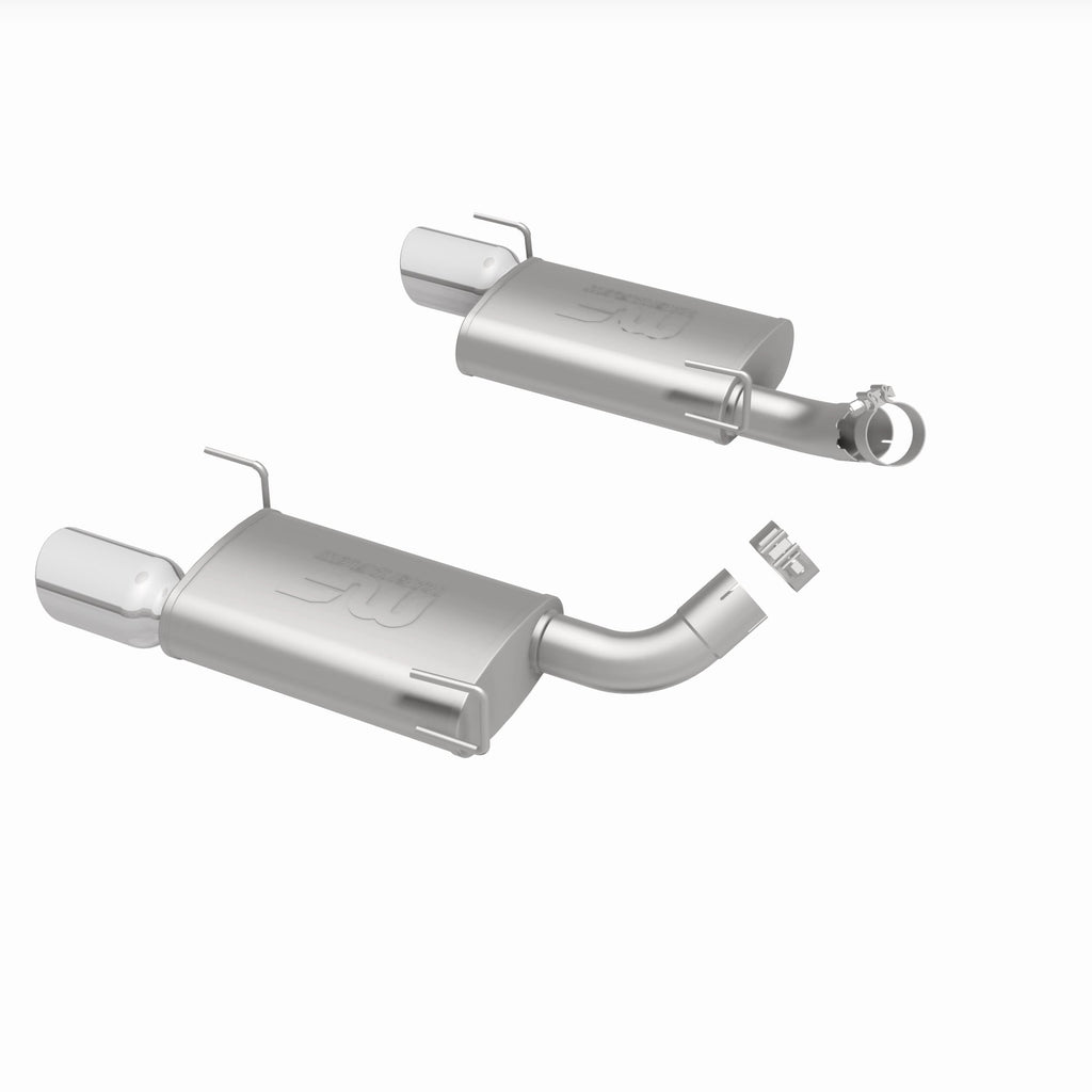 MagnaFlow Exhaust Products 15882 Street Series Polished Axle Back System for Select Ford Mustang