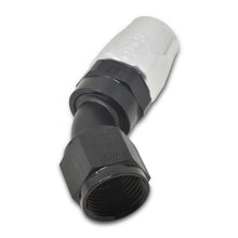 Load image into Gallery viewer, Performance--12-An-BlackSilver-45-Degree-Full-Flow-Hose-End