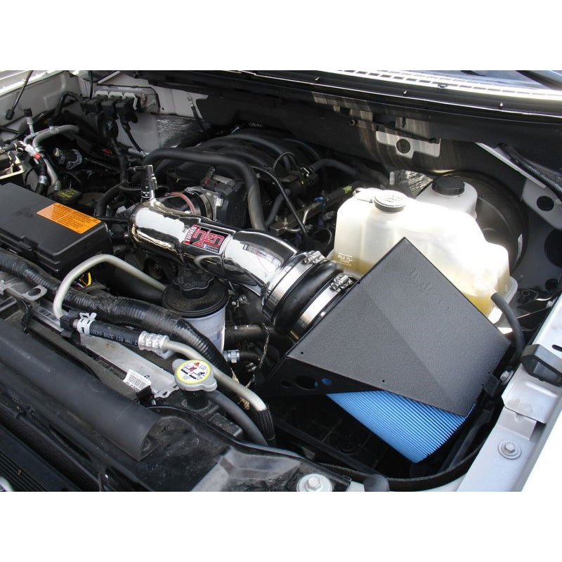 09-10-Ford-F-150-3-Valve-V8-4.6L-Wrinkle-Black-Power-Flow-Air-Intake-System