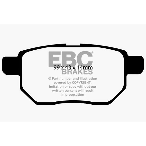 09-10-Pontiac-Vibe-1.8-Redstuff-Rear-Brake-Pads