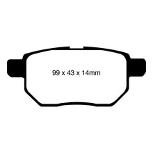Load image into Gallery viewer, 09-10-Pontiac-Vibe-1.8-Yellowstuff-Rear-Brake-Pads