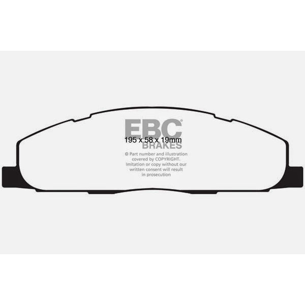 09-11-Dodge-Ram-2500-Pick-Up-5.7-2Wd4Wd-Yellowstuff-Rear-Brake-Pads