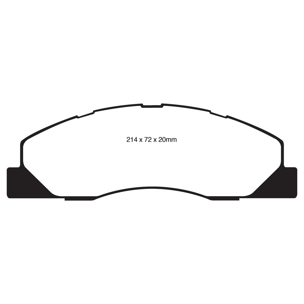 09-11-Dodge-Ram-2500-Pick-Up-5.7-2Wd4Wd-Greenstuff-Front-Brake-Pads