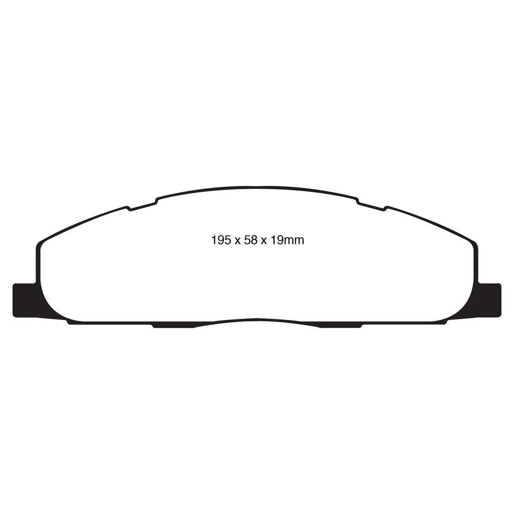 09-11-Dodge-Ram-2500-Pick-Up-5.7-2Wd4Wd-Yellowstuff-Rear-Brake-Pads
