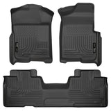 Husky Liners 98341 Front & 2nd Seat Floor Liners (Footwell Coverage)