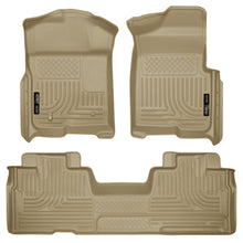 Load image into Gallery viewer, 09-12-Ford-F-150-Super-Cab-Weatherbeater-Combo-Tan-Floor-Liners