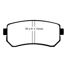 Load image into Gallery viewer, 09-12-Hyundai-Elantra-2.0-Touring-Yellowstuff-Rear-Brake-Pads