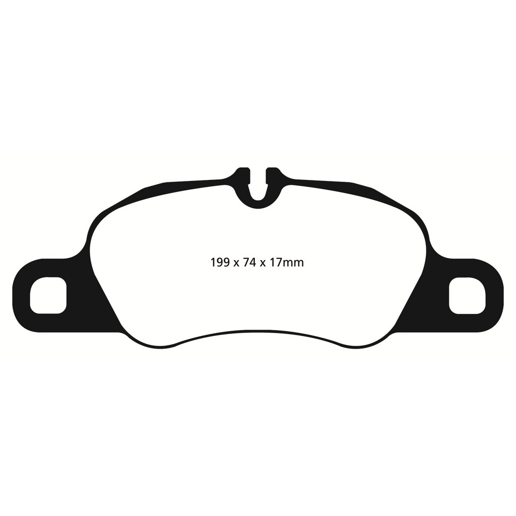 09-12-Porsche-911-(997)-(Cast-Iron-Rotor-Only)-3.6-Carrera-2-Yellowstuff-Front-Brake-Pads