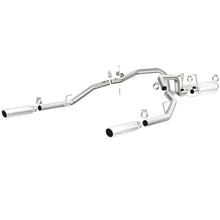 Load image into Gallery viewer, 09-13-Dodge-Ram-1500-V6-3.6L-Dual-Spilt-Rear-Exit-Polished-Stainless-CB-Perf-Exhaust