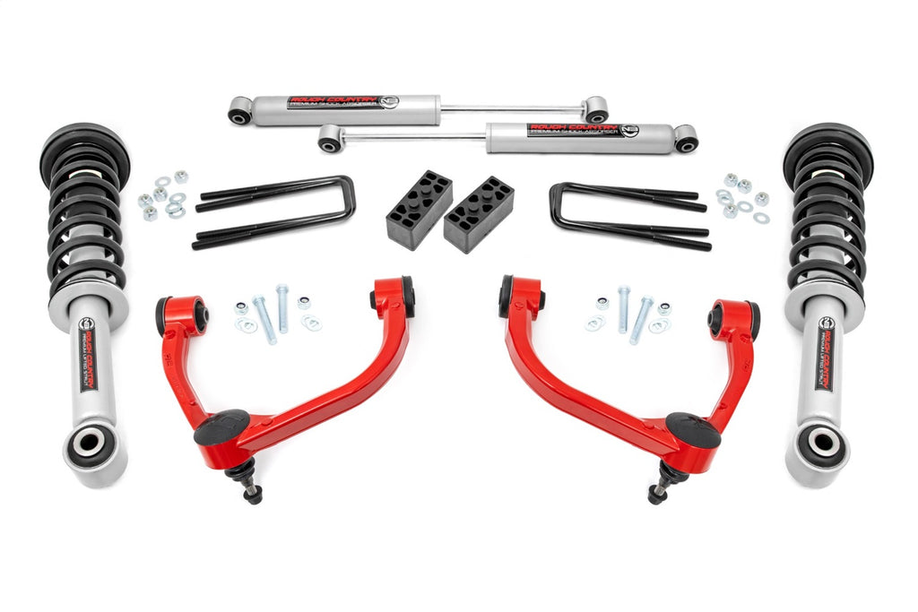 Rough Country 54431RED Suspension Lift Kit w/Shocks for Select Ford F-150
