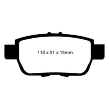 Load image into Gallery viewer, 09-14-Acura-Tl-3.5-Greenstuff-Rear-Brake-Pads