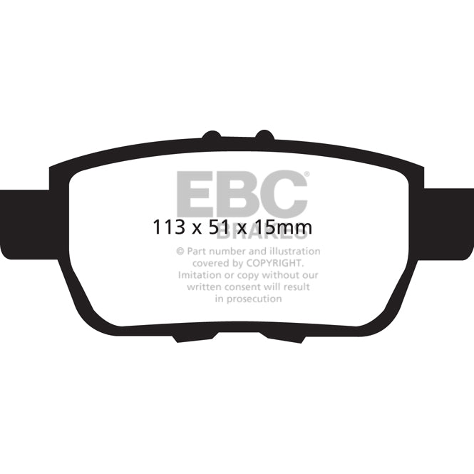 09-14-Acura-Tl-3.5-Greenstuff-Rear-Brake-Pads