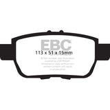 EBC DP21754 Greenstuff 2000 Series Sport Brake Pads