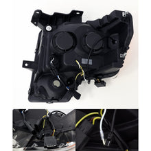 Load image into Gallery viewer, 09-14-Ford-F-150-Luxx-Led-Proj-Headlights-Plank-Style-Black-WActiv-LightSeq-SignalDrl