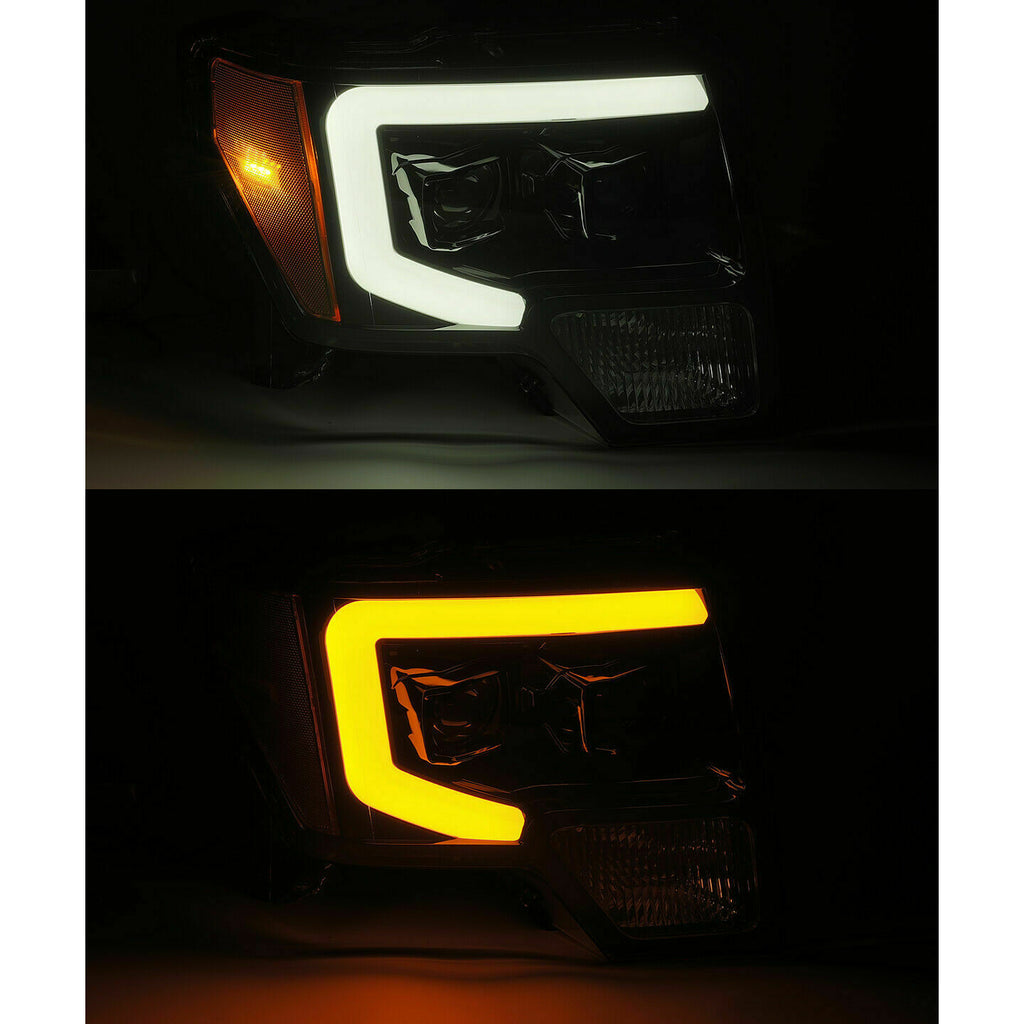 09-14-Ford-F-150-Pro-Series-Projector-Headlights-Plank-Style-Chrm-WActiv-LightSeq-Signal