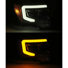 Load image into Gallery viewer, 09-14-Ford-F-150-Pro-Series-Projector-Headlights-Plank-Style-Chrm-WActiv-LightSeq-Signal