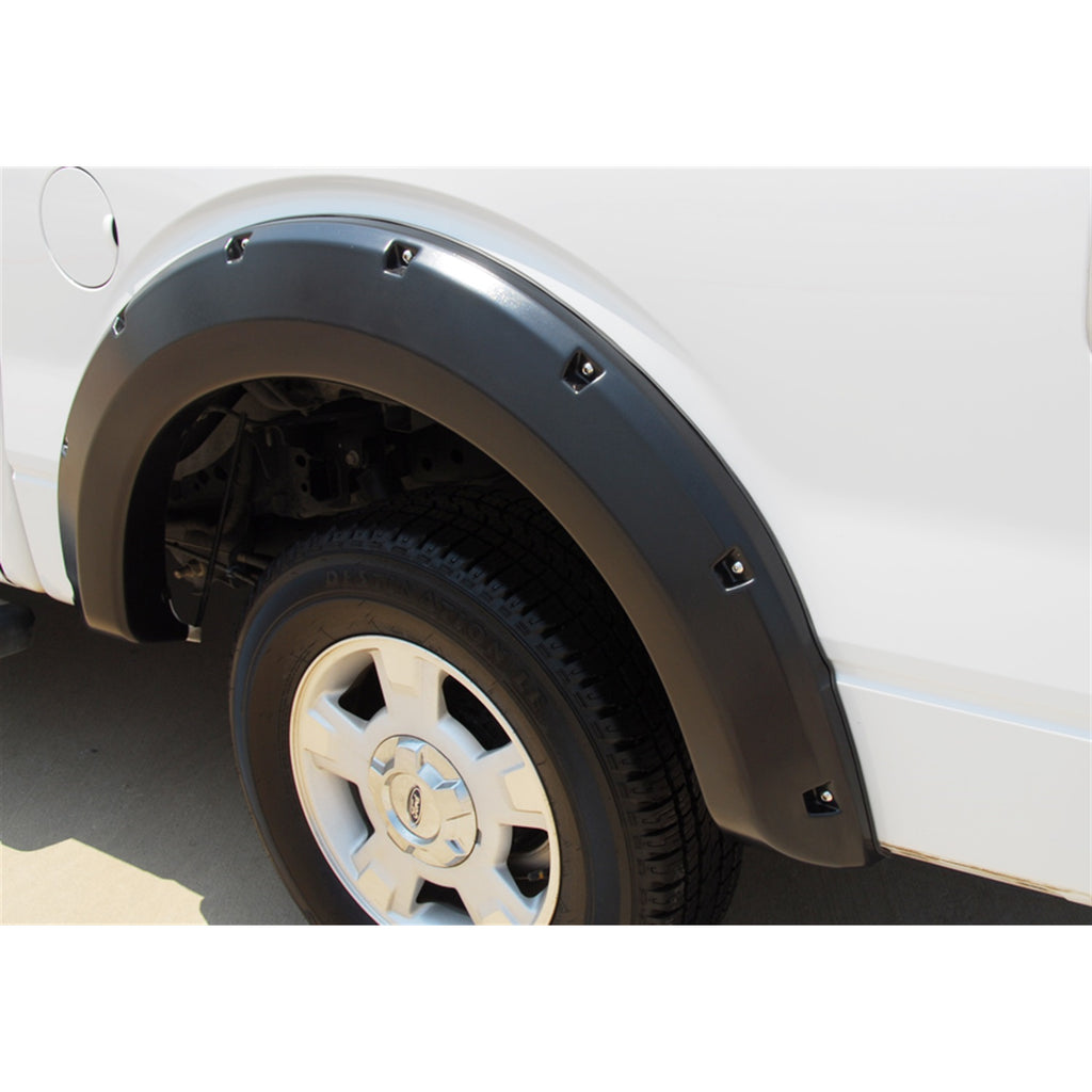 09-14-Ford-F-150-(Ex-Raptor)-Rx-Rivet-Style-Textured-Elite-Series-Fender-Flares---Black-(2-Pc.)