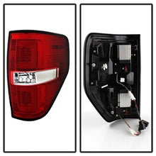 Load image into Gallery viewer, 09-14-Ford-F150-V2-Light-Bar-Led-Tail-Lights---Red-Clear-(Alt-Yd-Ff15009v2-Lbled-Rc)