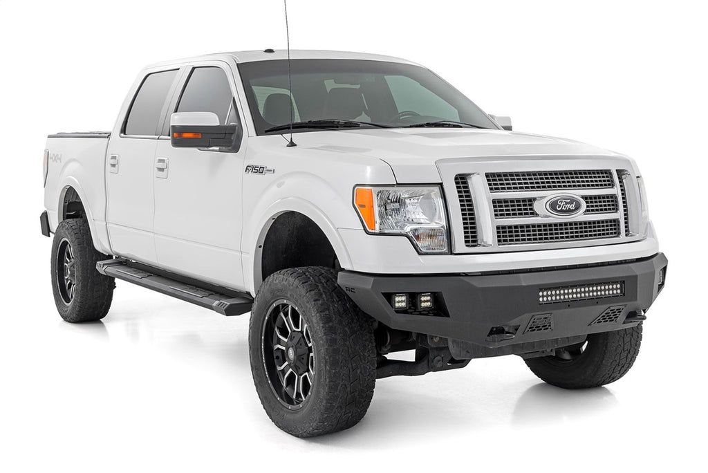 Rough Country SRB091491A HD2 Cab Length Running Boards for Select Ford F-150