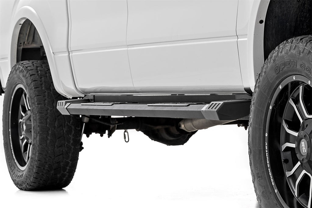 Rough Country SRB091491A HD2 Cab Length Running Boards for Select Ford F-150