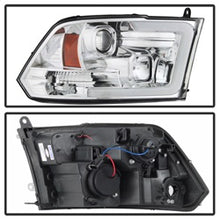 Load image into Gallery viewer, 09-16-Dodge-Ram-1500-V2-Projector-Headlights---Halogen---Drl---Chrome-(Pro-Yd-Dr09v2-Lbdrl-C)