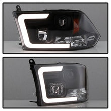 Load image into Gallery viewer, 09-16-Dodge-Ram-1500-Version-2-Headlights-Light-Bar-Drl-Black-Pro-Yd-Dr09v2-Lbdrl-Bk