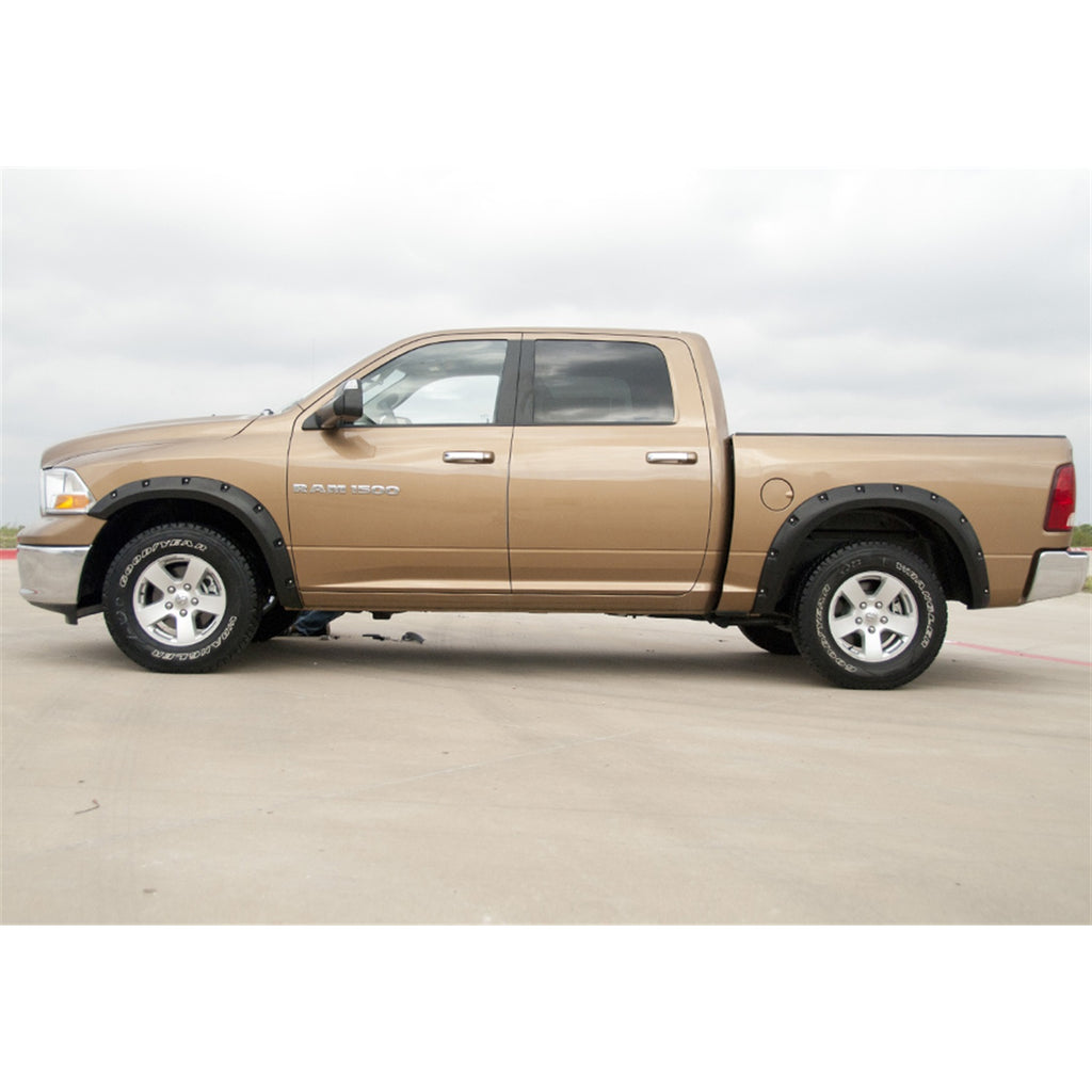 09-17-Dodge-Ram-1500-Rx-Rivet-Style-Smooth-Elite-Series-Fender-Flares---Black-(2-Pc.)