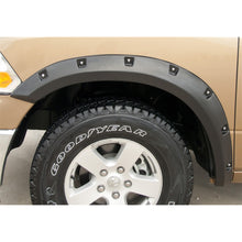 Load image into Gallery viewer, 09-17-Dodge-Ram-1500-Rx-Rivet-Style-Smooth-Elite-Series-Fender-Flares---Black-(2-Pc.)