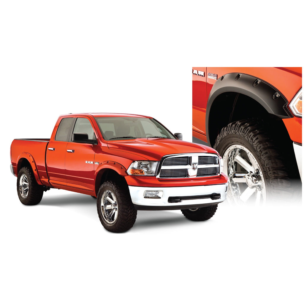 09-18-Dodge-Ram-1500-Fleetside-Pocket-Style-Flares-4Pc-67.476.396.3In-Bed---Black