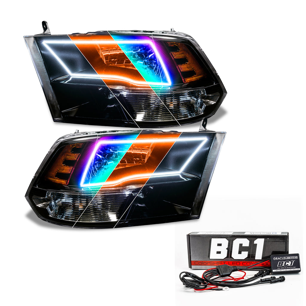 09-18-Ram-1500-Sport-Colorshift-Halo-Headlights---Blk-Housing-WBc1-Controller