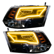 Load image into Gallery viewer, 09-18-Ram-1500-Sport-Colorshift-Halo-Headlights---Blk-Housing-WBc1-Controller
