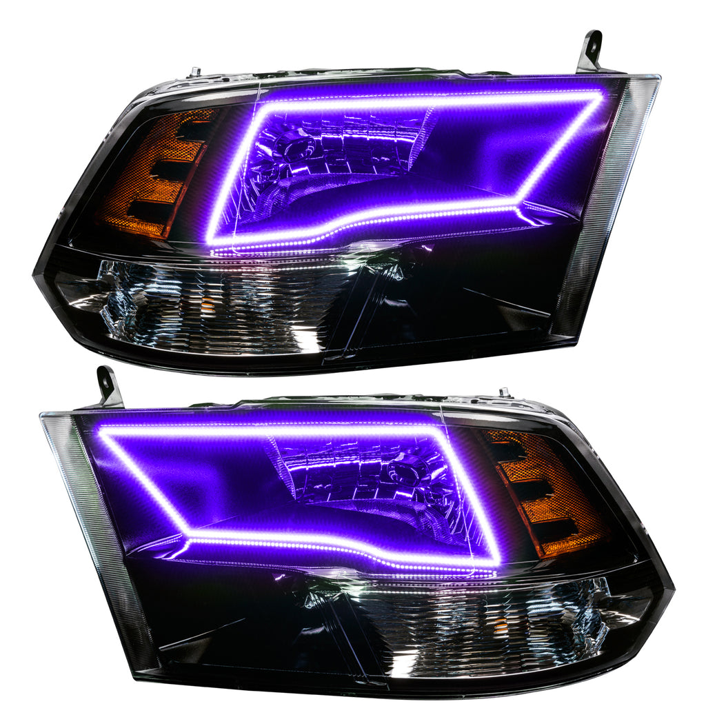 09-18-Ram-1500-Sport-Colorshift-Halo-Headlights---Blk-Housing-WBc1-Controller
