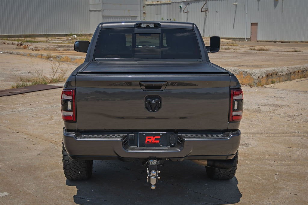 Rough Country 50309650 Hard Roll Up Bed Cover for Select Dodge Ram 1500, Dodge Ram 2500, Ram 1500, Ram Classic, Ram