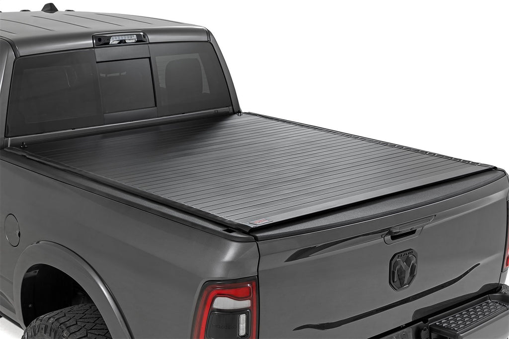 Rough Country 50309650 Hard Roll Up Bed Cover for Select Dodge Ram 1500, Dodge Ram 2500, Ram 1500, Ram Classic, Ram