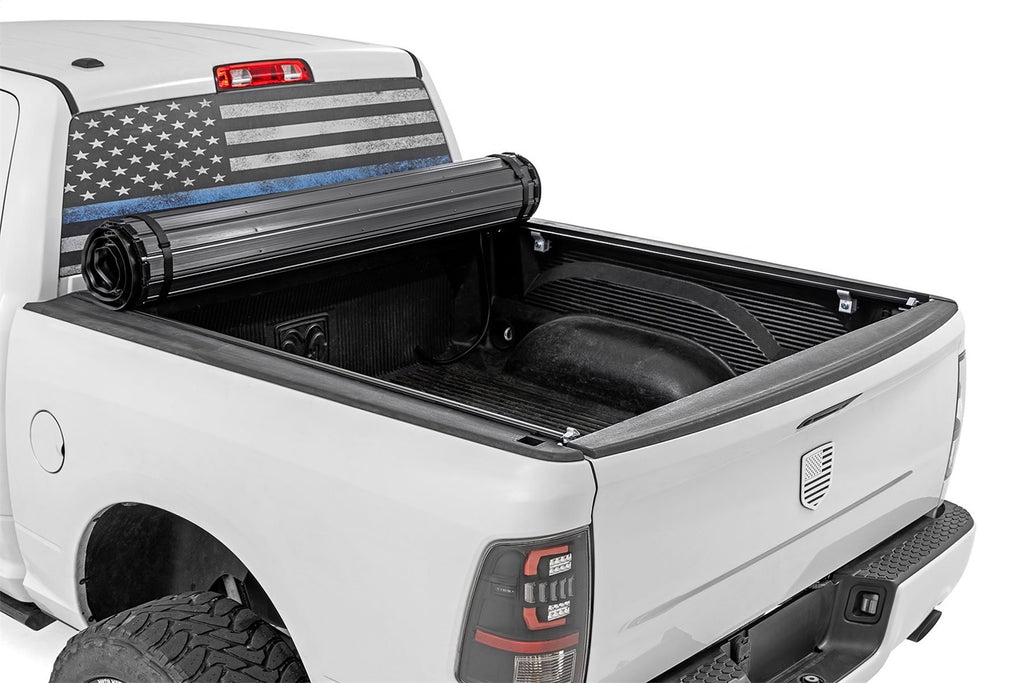 Rough Country 50319550 Hard Roll Up Bed Cover for Select Dodge Ram 1500, Ram 1500, Ram Classic